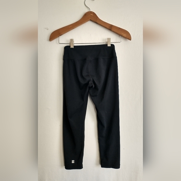 Sweaty Betty All Day Crop Leggings Black XXS Athletic Athleisure Pants - Picture 3 of 4